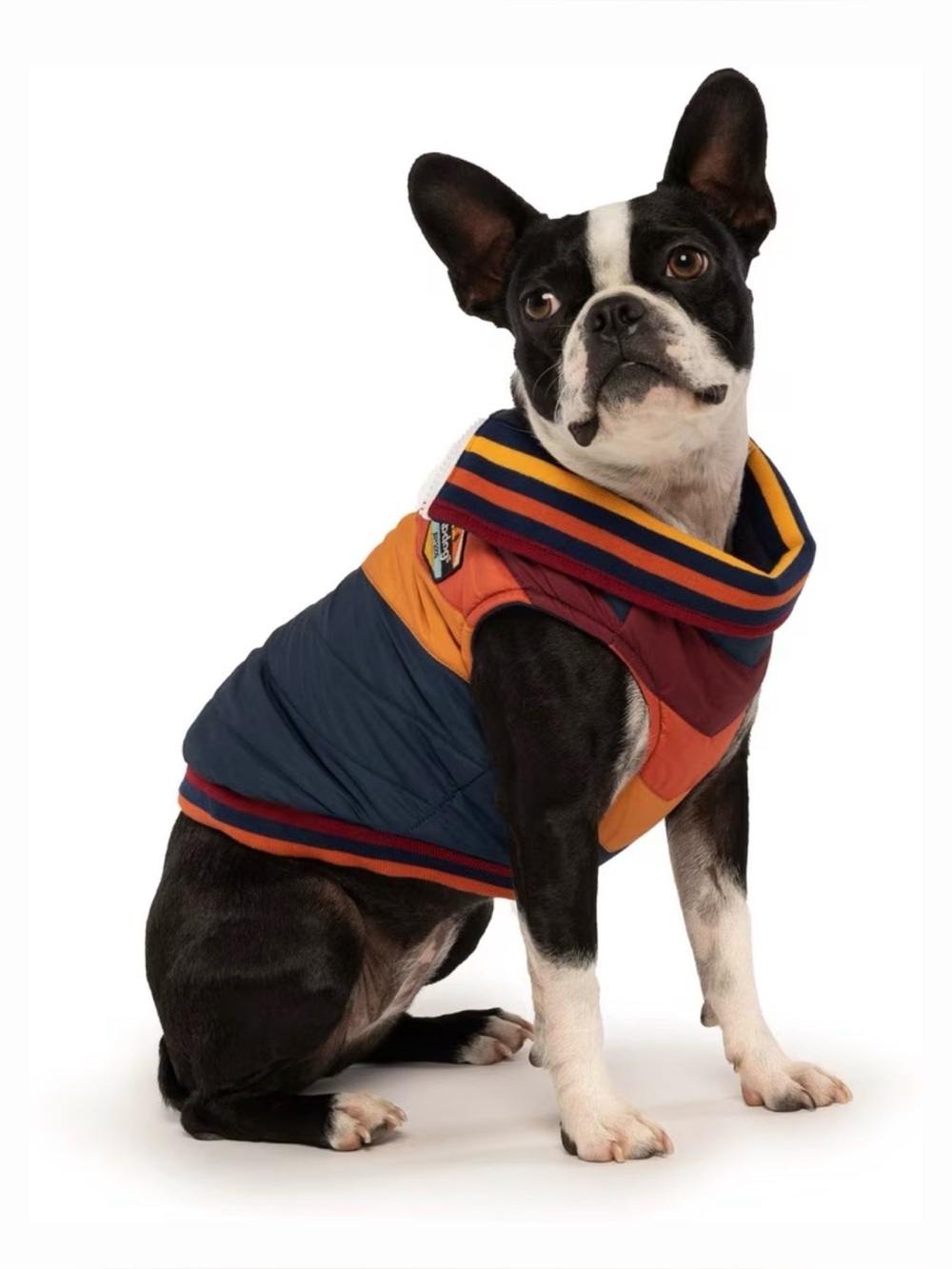 Fabdog Chevron Coat (Navy)